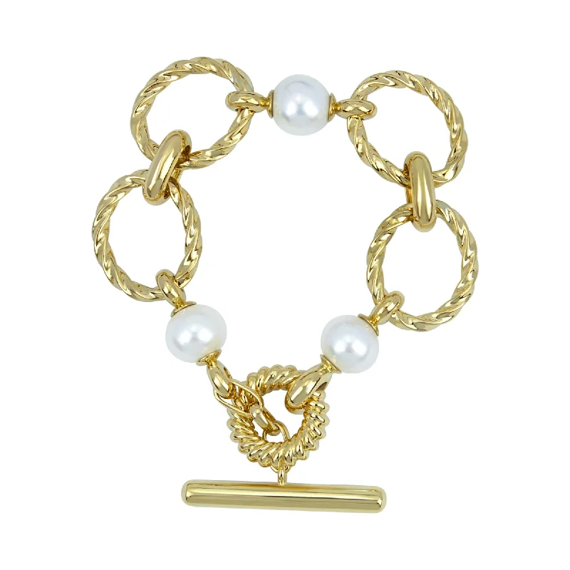 cute charm bracelets for women-Bracelet - South Sea Pearl