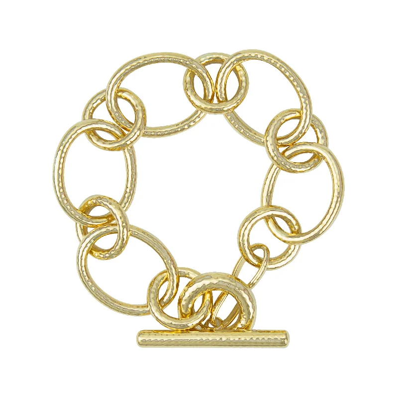 elastic bracelets for women-Bracelet - Gold