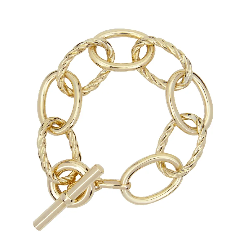 gold charm bracelets for women-Bracelet - Gold