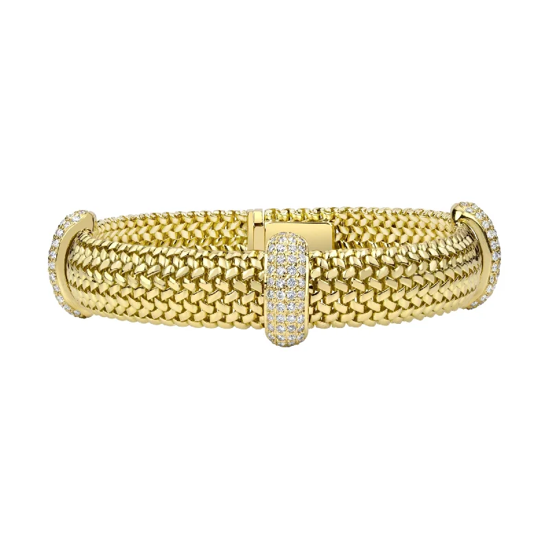 simple gold bracelets for women-Bracelet - Diamond