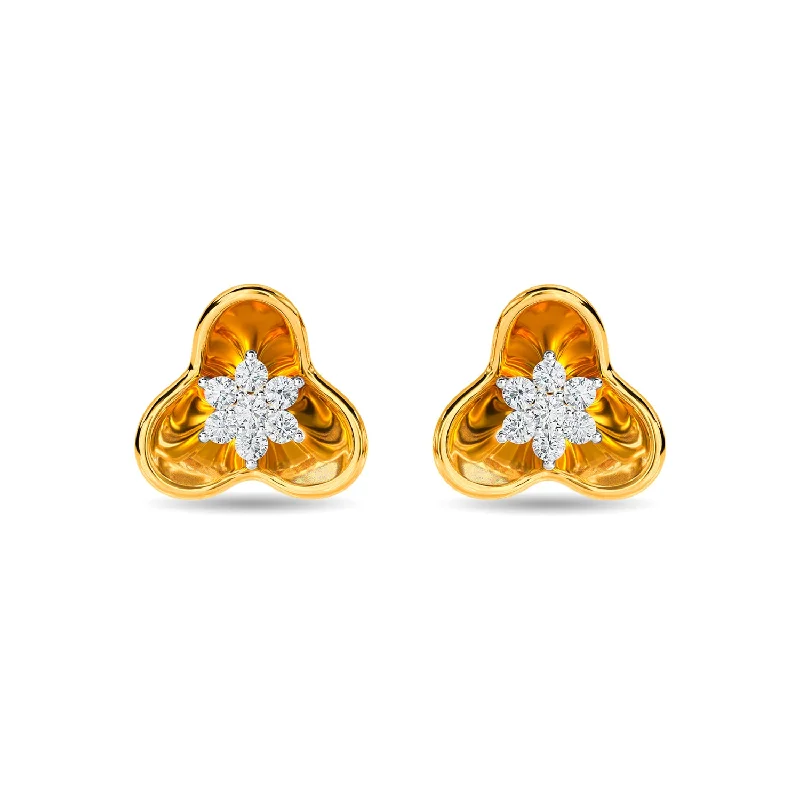 elegant stud earrings for women-Xing Earring