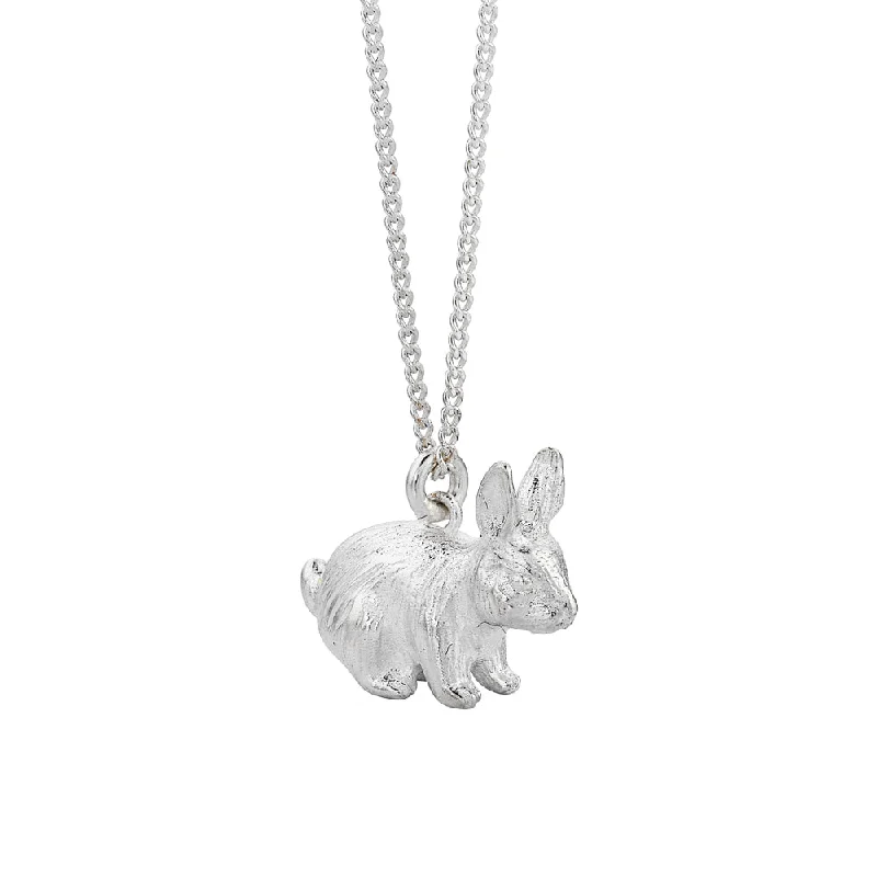 luxury necklaces for women-Karen Walker Lunar Rabbit Necklace - Sterling Silver