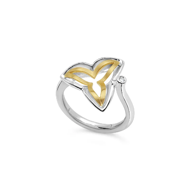 stylish rings for women-Wild Iris Ring