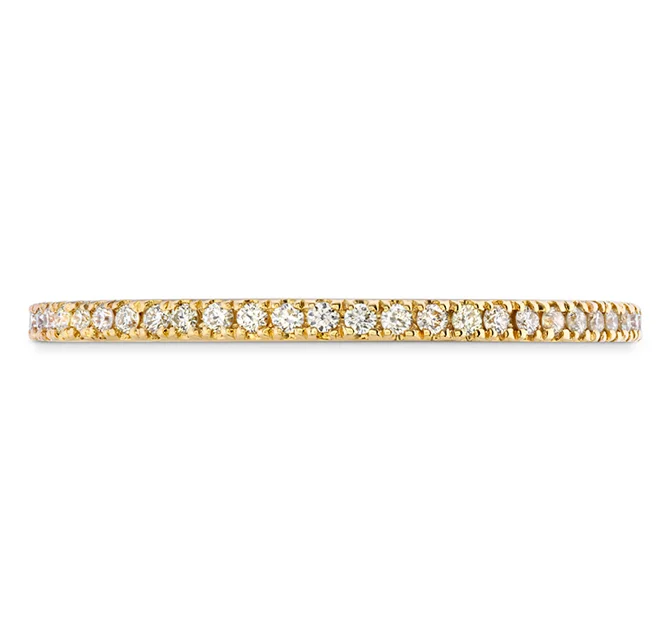 cubic zirconia wedding rings-Hearts On Fire Classic Eternity Band