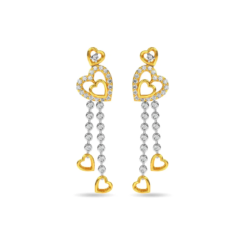 diamond hoop earrings for women-Belen Earring