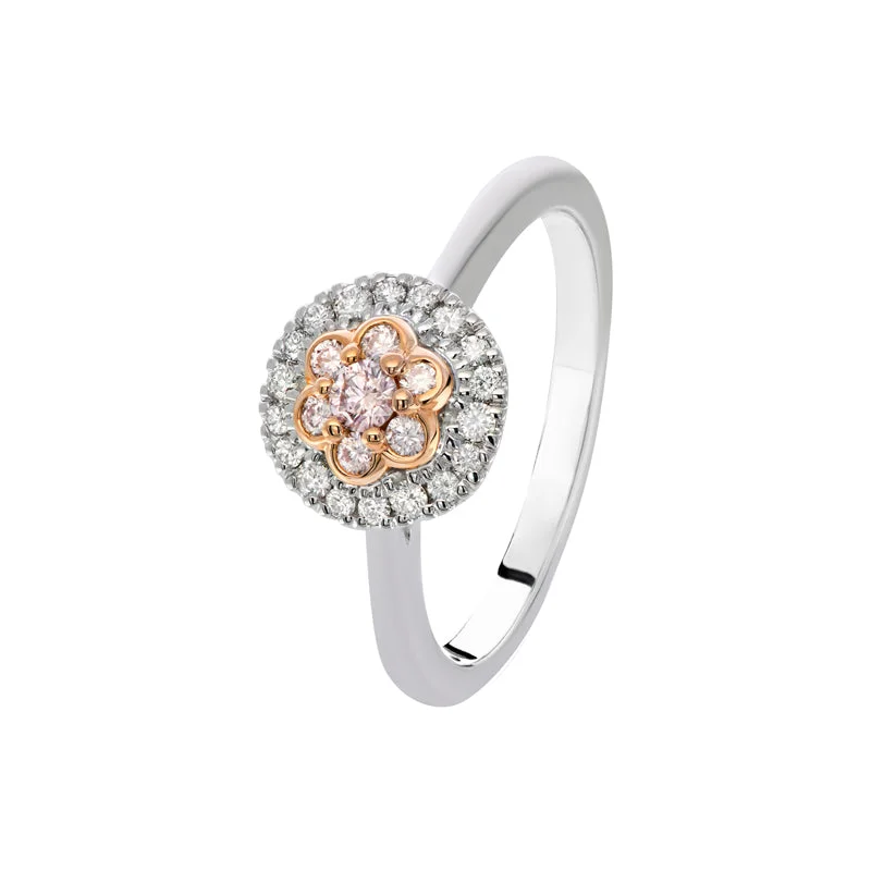 vintage diamond rings for women-Blush Delilah Ring