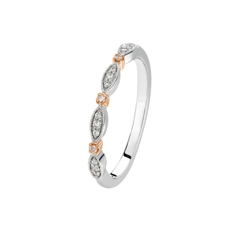 wedding rings for women-Blush Scintilla Ring