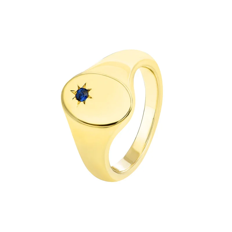 cubic zirconia rings for women-Sapphire Dreams Darkan Ring