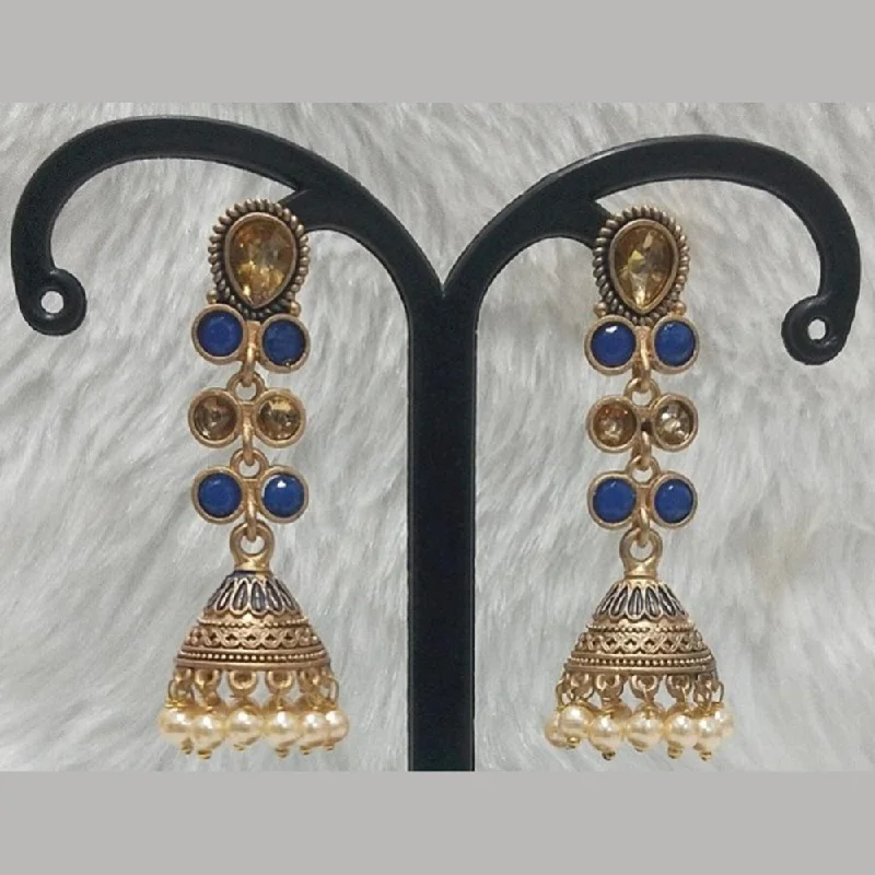 fashion earrings for women-Infinity Jewels Gold Plated Jhumki Earrings