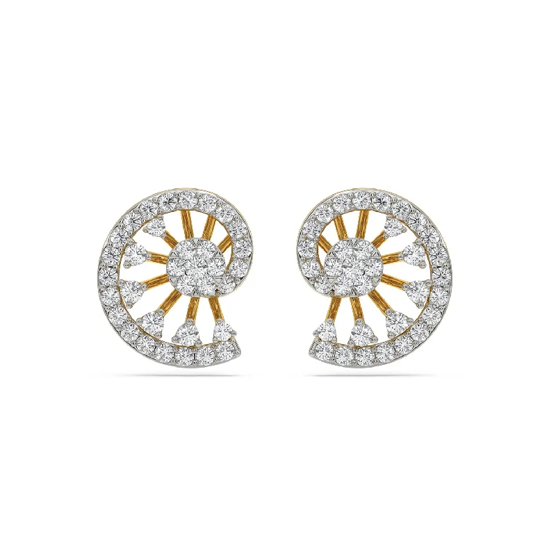 diamond dangle earrings for women-Ramblia Earring