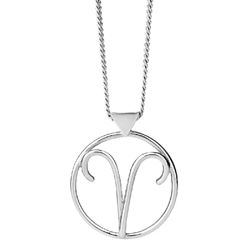 sterling silver necklaces for women-Karen Walker Aries Necklace - Sterling Silver