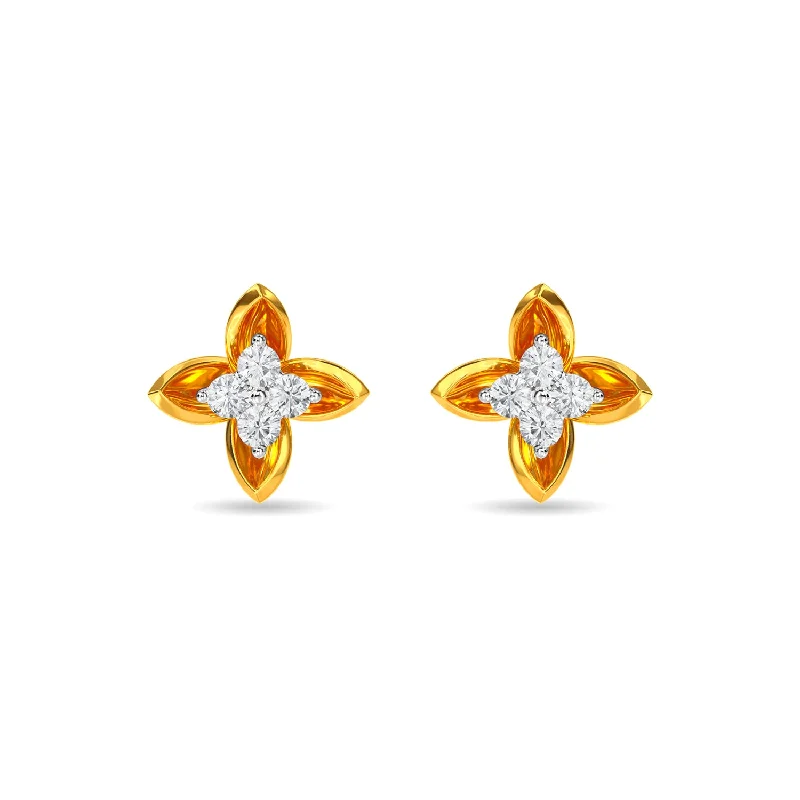 rhinestone earrings for women-Annistyn Earring