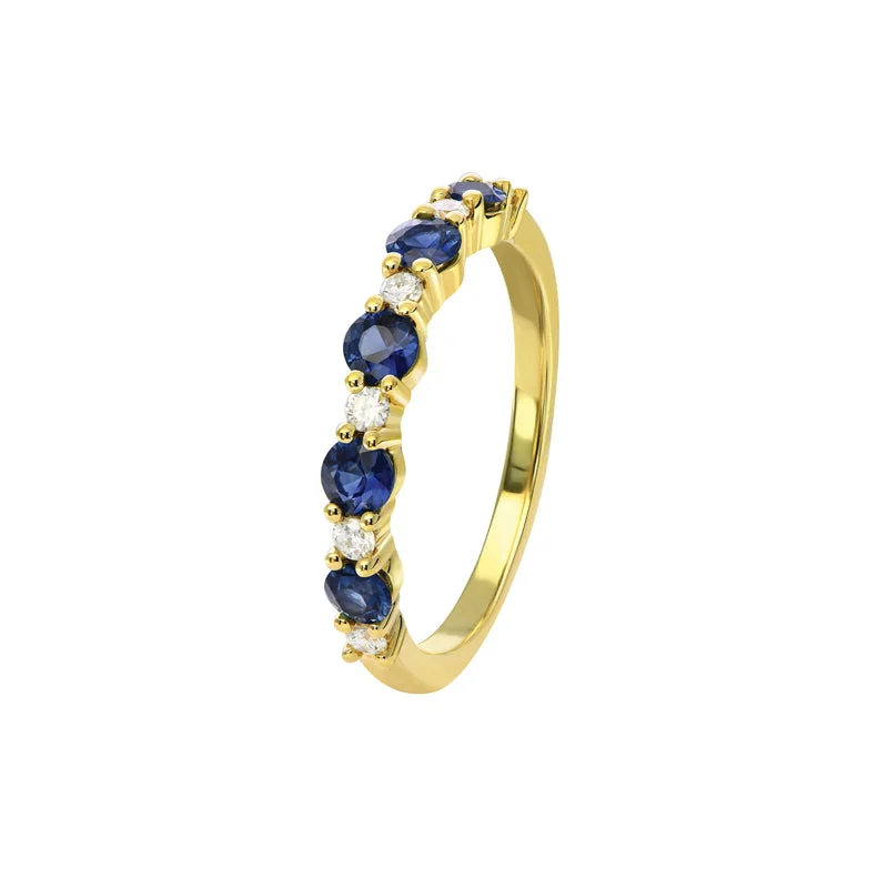 oval gemstone rings for women-Sapphire Dreams Octavia Ring