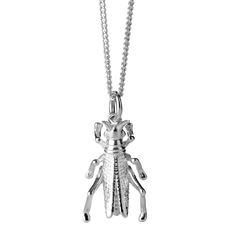 choker necklaces for women-Karen Walker Grasshopper Necklace - Sterling Silver