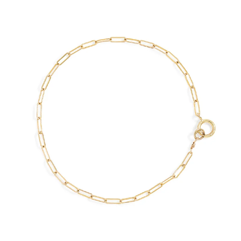 stackable bracelets for women-Small Link Chain Bracelet