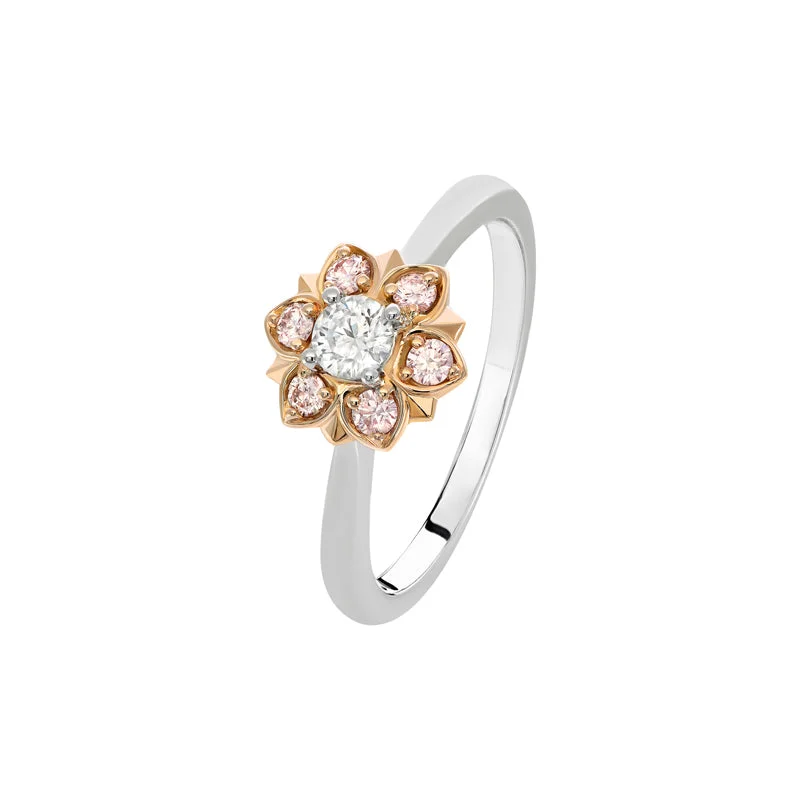 adjustable rings for women-Blush Nina Ring