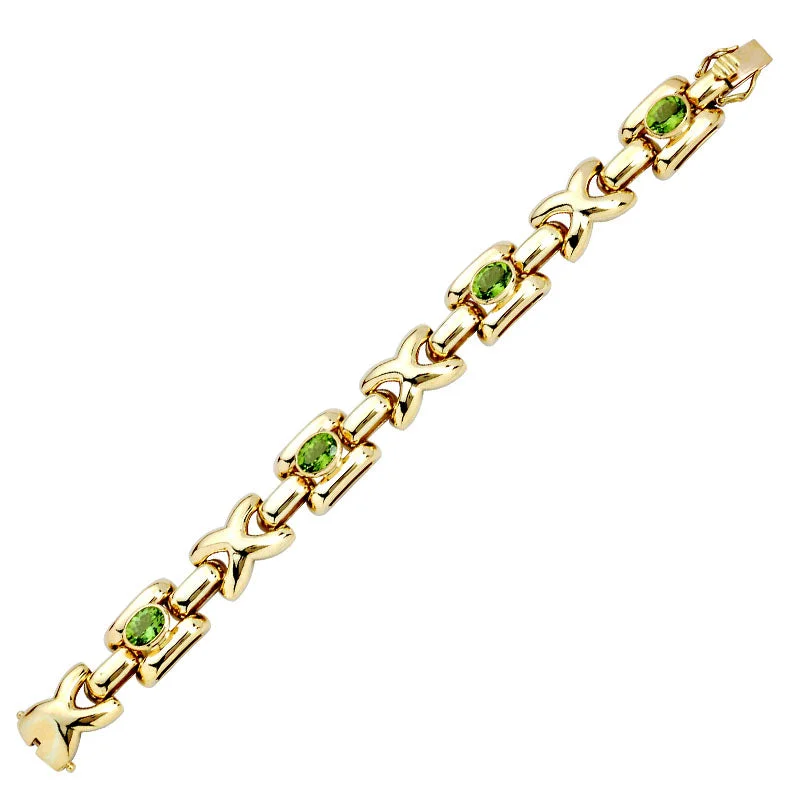 handmade bracelets for women-Bracelet- Peridot