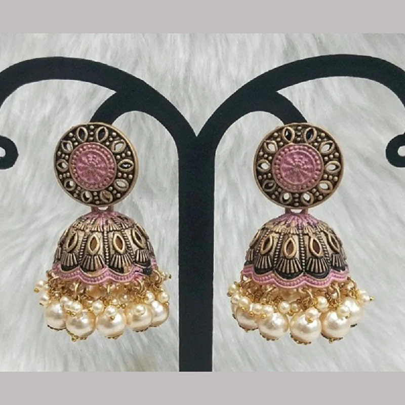 contemporary earrings for women-Infinity Jewels Gold Plated Jhumki Earrings