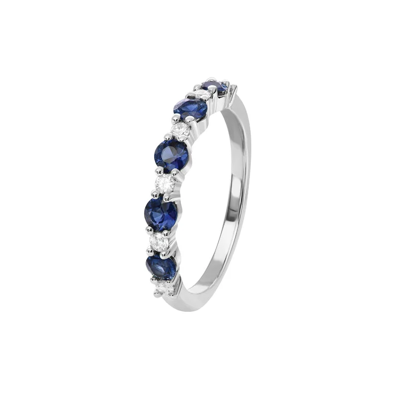 fashionable wedding rings for women-Sapphire Dreams Octavia Ring