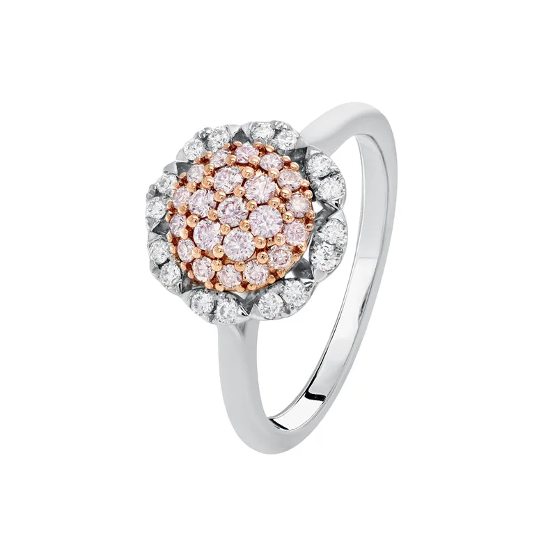 classic rings for women-Blush Jasmine Ring