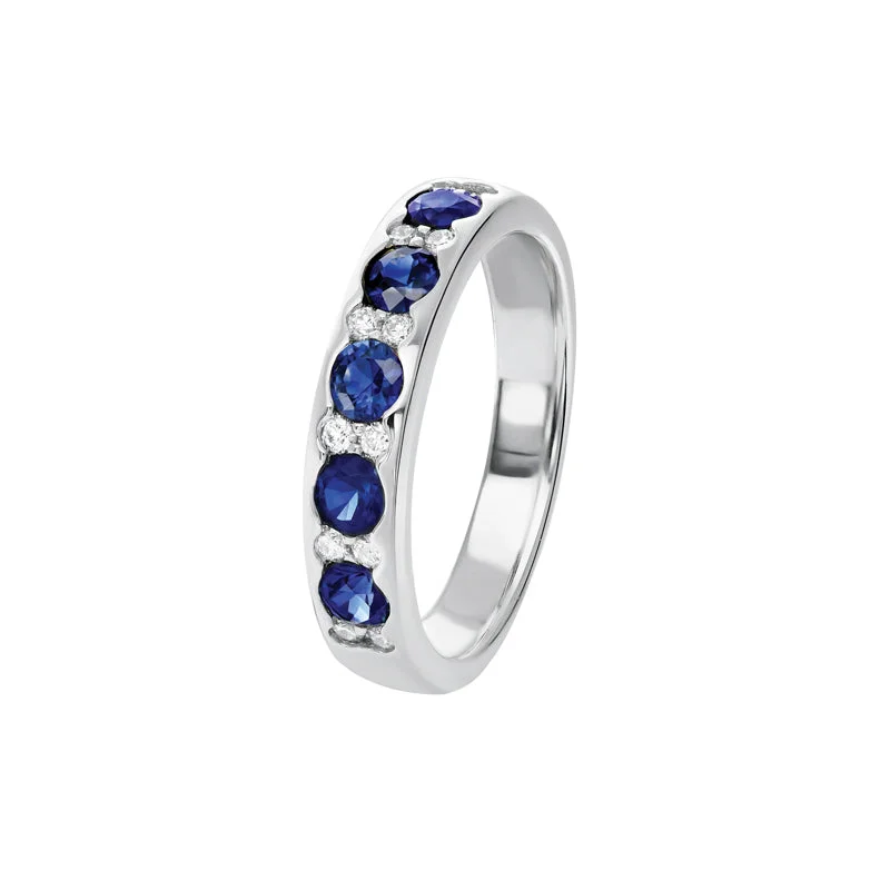 eternity diamond rings for women-Sapphire Dreams Annalise Ring