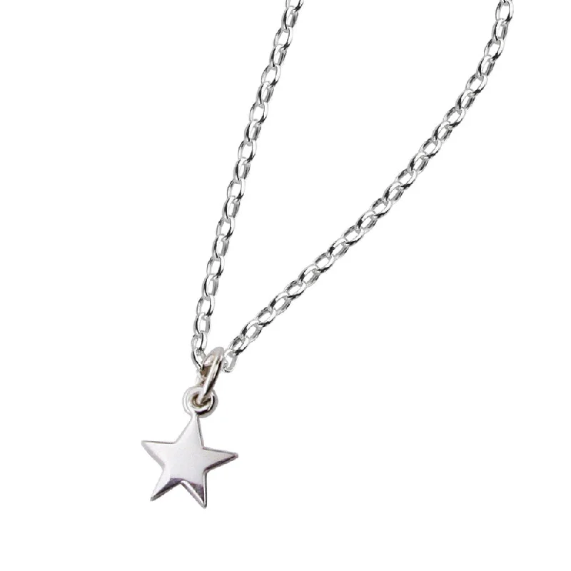 chic necklaces for women-Karen Walker Star Necklace - Sterling Silver