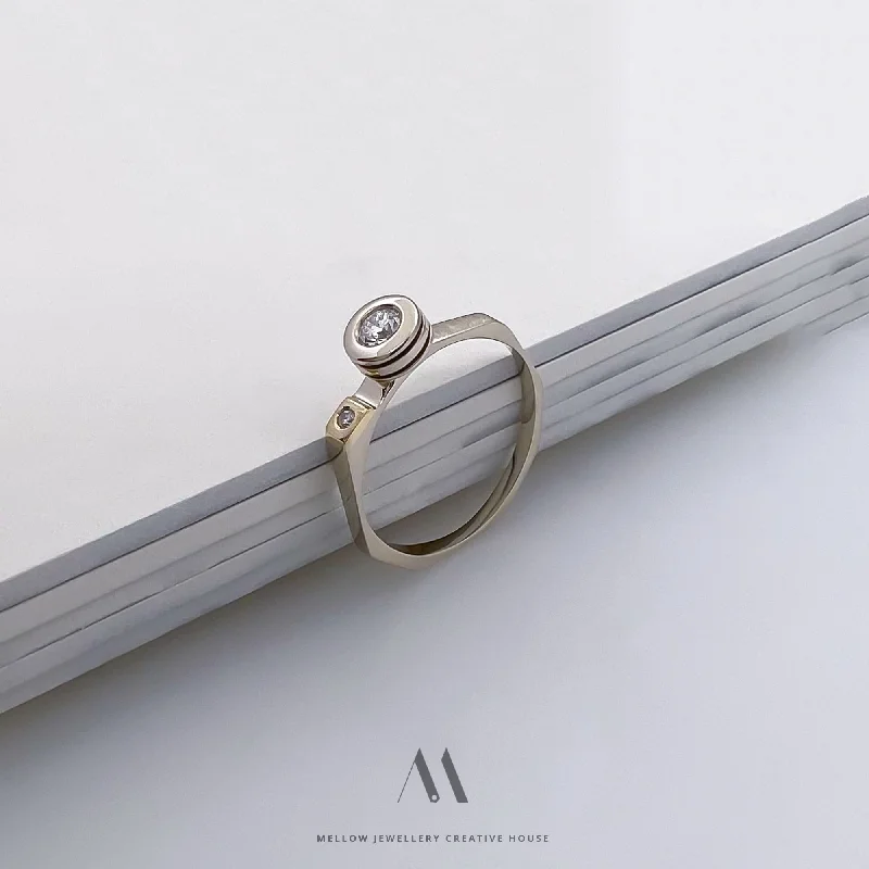 minimalist rings for women-Custom Diamonds ring CMR/68