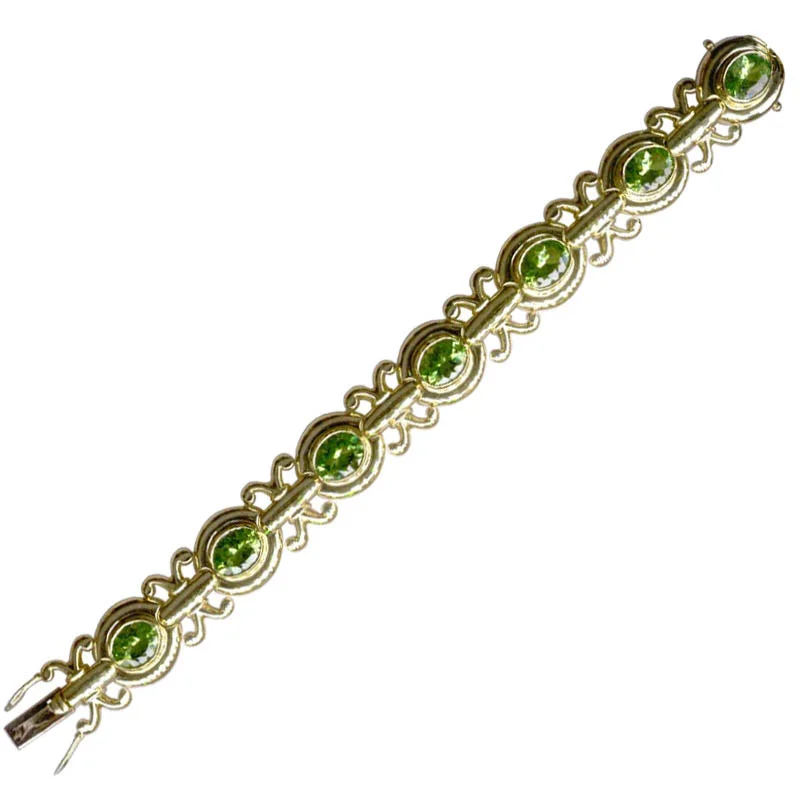 bangle bracelets for women-Bracelet- Peridot