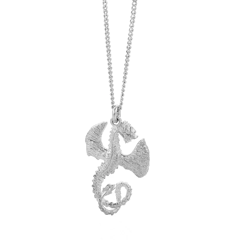 gold chain necklaces for women-Karen Walker Lunar Dragon Necklace - Sterling Silver