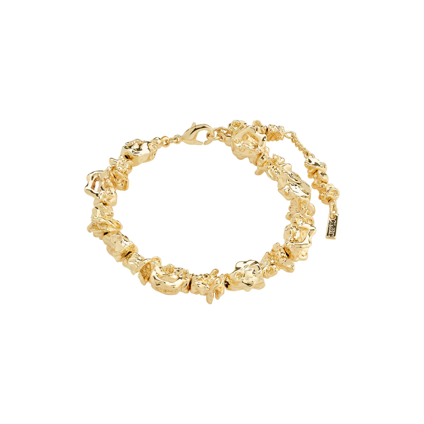 stylish charm bracelets for women-Act Gold Plated Bracelet