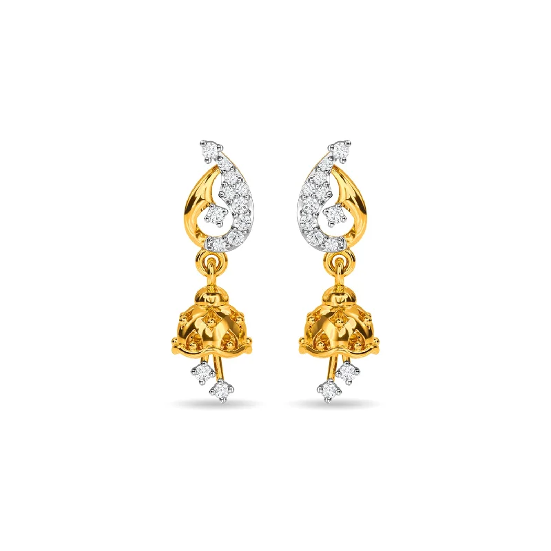 silver drop earrings for women-Mariana Earring