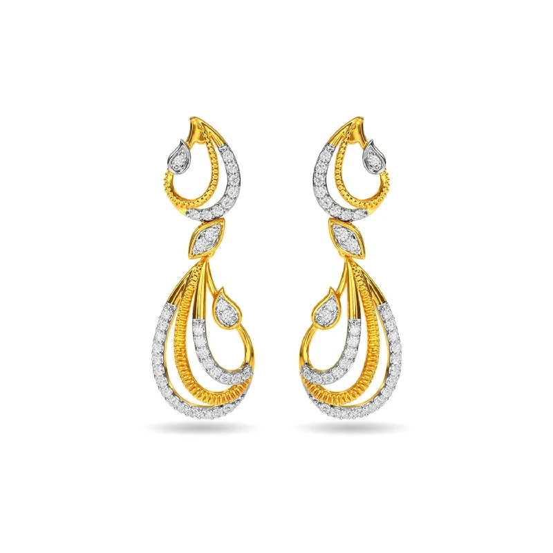 silver drop earrings for women-Alejandra Earring