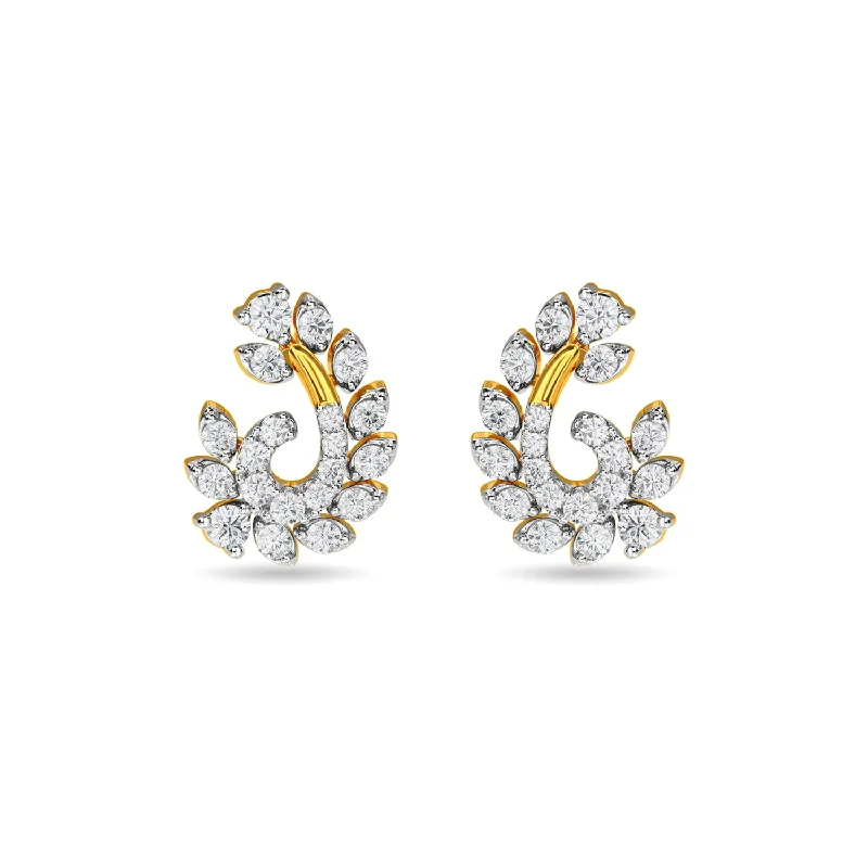 fashionable stud earrings for women-Milliecent Earring