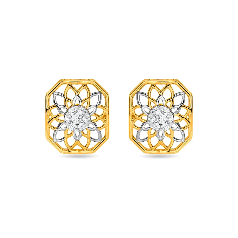 stud and hoop earrings for women-Zena Earring