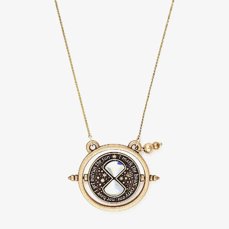 gold chain necklaces for women-Harry Potter™ Time Turner Spinner Necklace