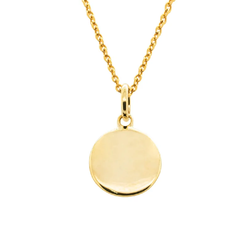 infinity pendant necklaces for women-9ct Yellow Gold Pebble Pendant