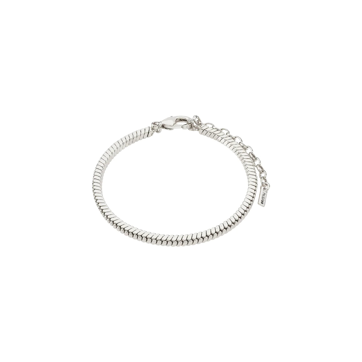 unique bangles for women-Dominique Silver Plated Bracelet