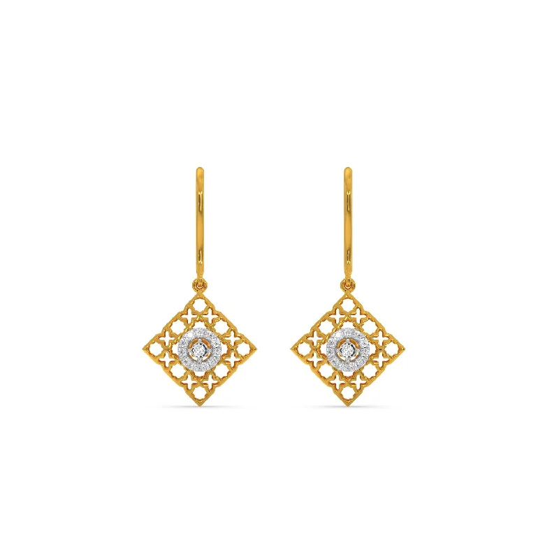 floral earrings for women-Rowan Earring