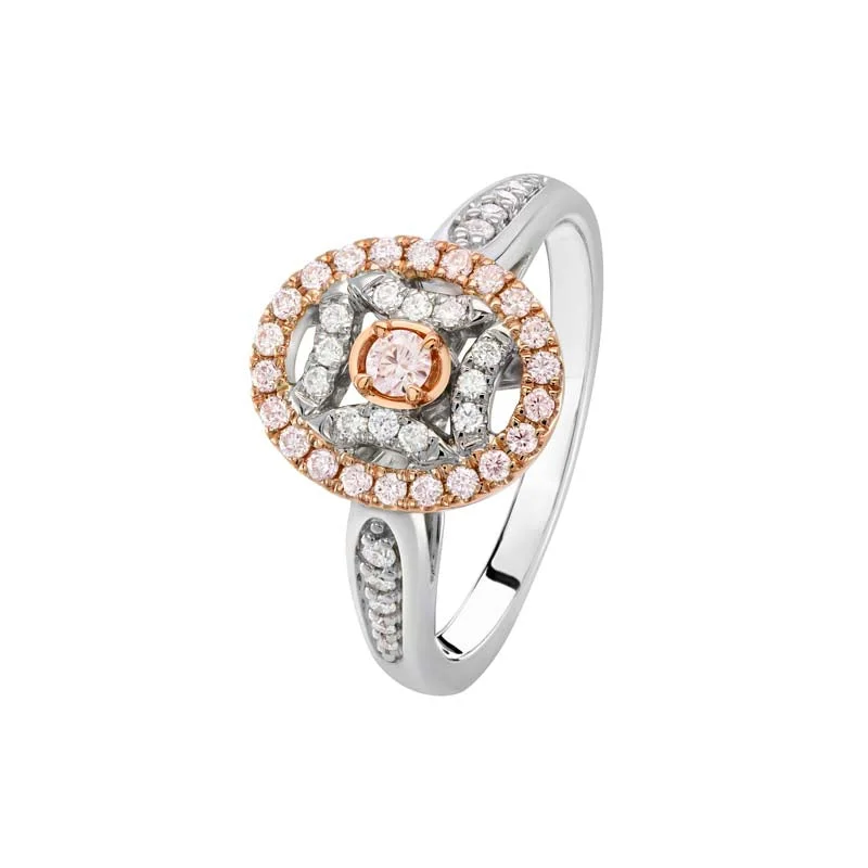 platinum rings for women-Blush Ariel Ring