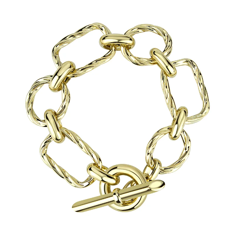 friendship bangles for women-Bracelet - Gold