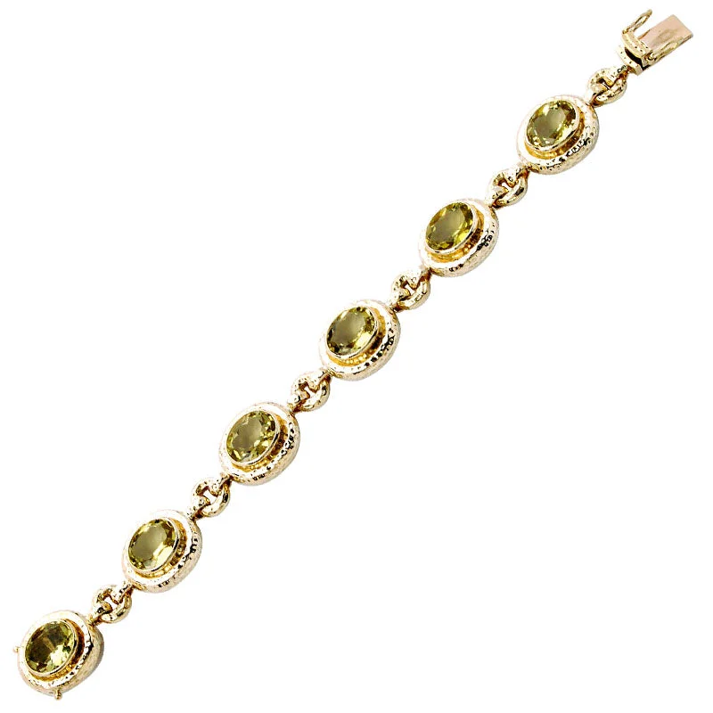 cubic zirconia bangles for women-Bracelet-Lemon Quartz