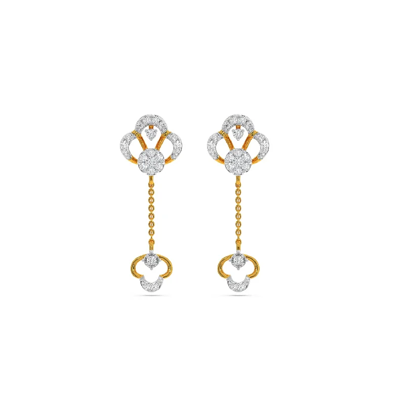 custom diamond earrings for women-Kathryn Earring