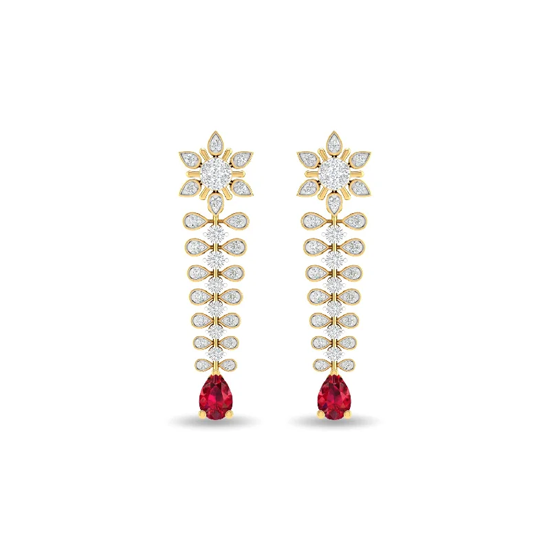 minimalist earrings for women-Star Danglign Earring