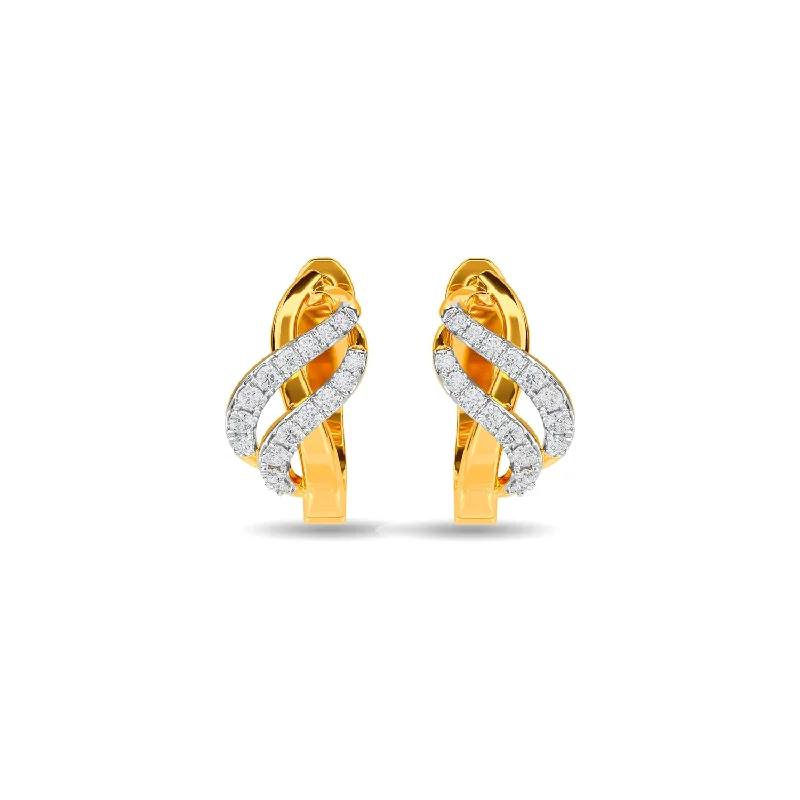 rose gold earrings for women-Harlow Earring