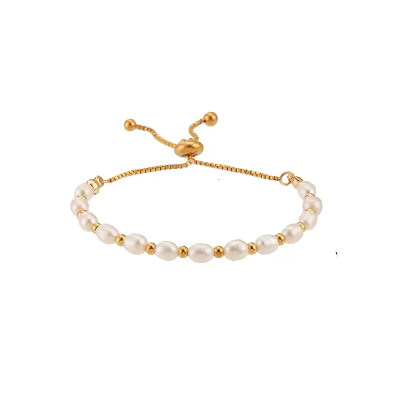 personalized bangles for women-Positano Pearl Bracelet