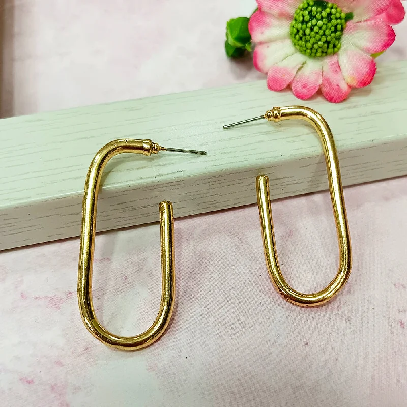 silver hoop earrings for women-Infinity Jewels Gold Plated Hypoallergenic Nickel Free Dangler Earrings