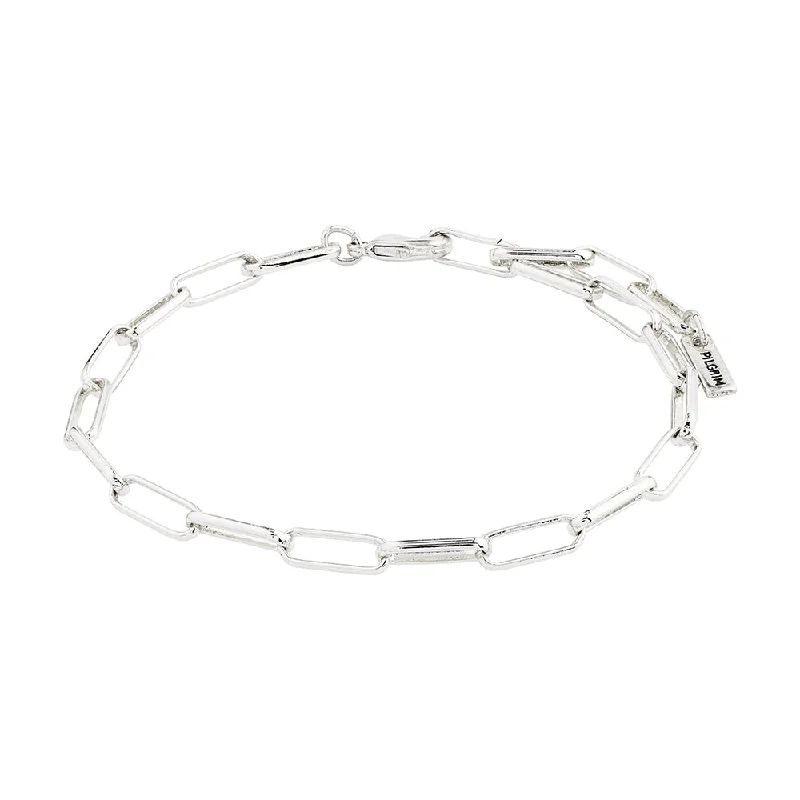 wrist bangles for women-Ronja Silver Plated Bracelet