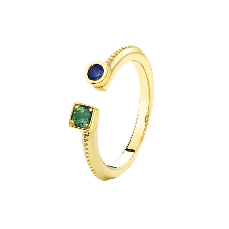 birthstone rings for women-Sapphire Dreams Eden Ring