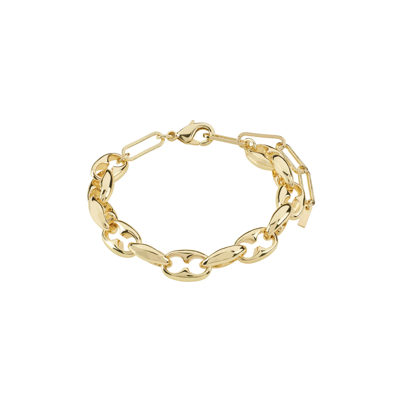 friendship bangles for women-Pace Gold Plated Bracelet