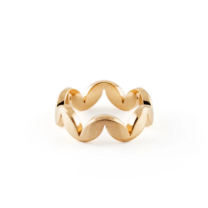 simple gold rings for women-Jado Muse - Sunshine